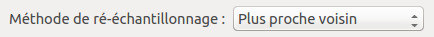 Choix du type de rééchantillonnage